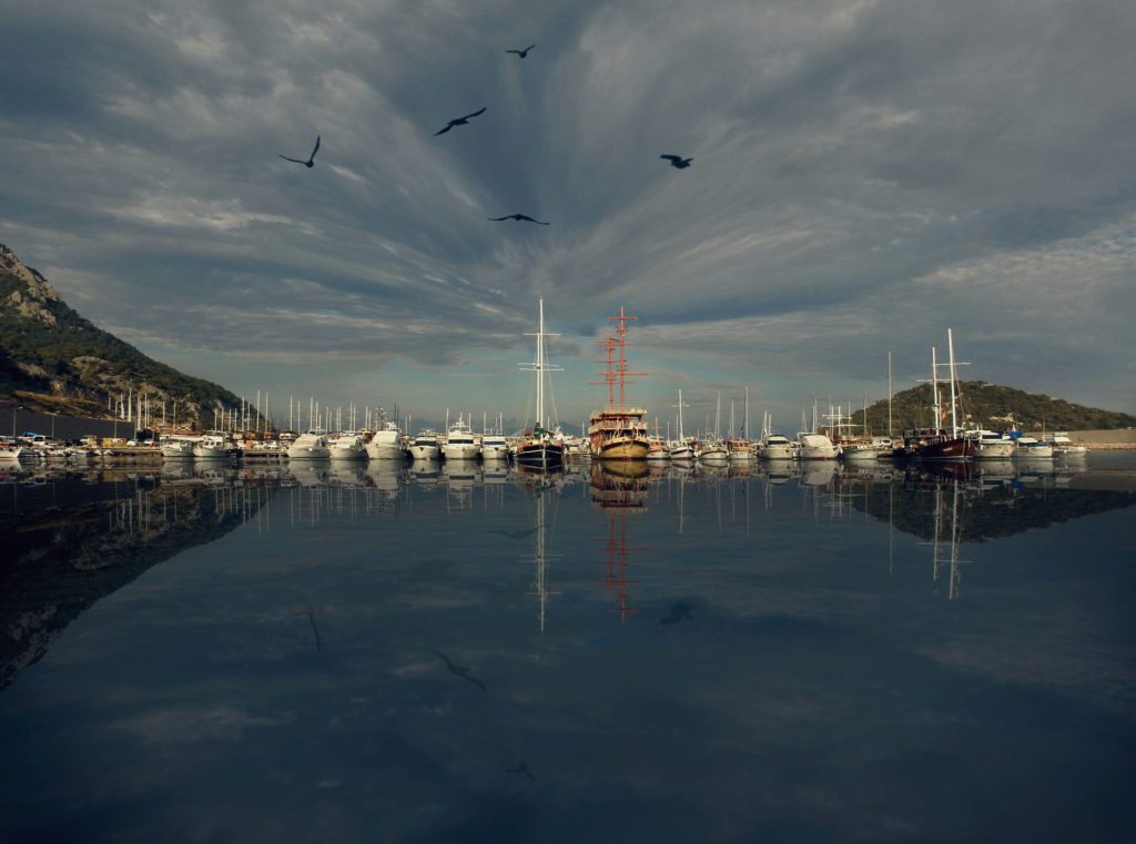 Supermoon Denemeleri Antalya Balıkçı Limanı