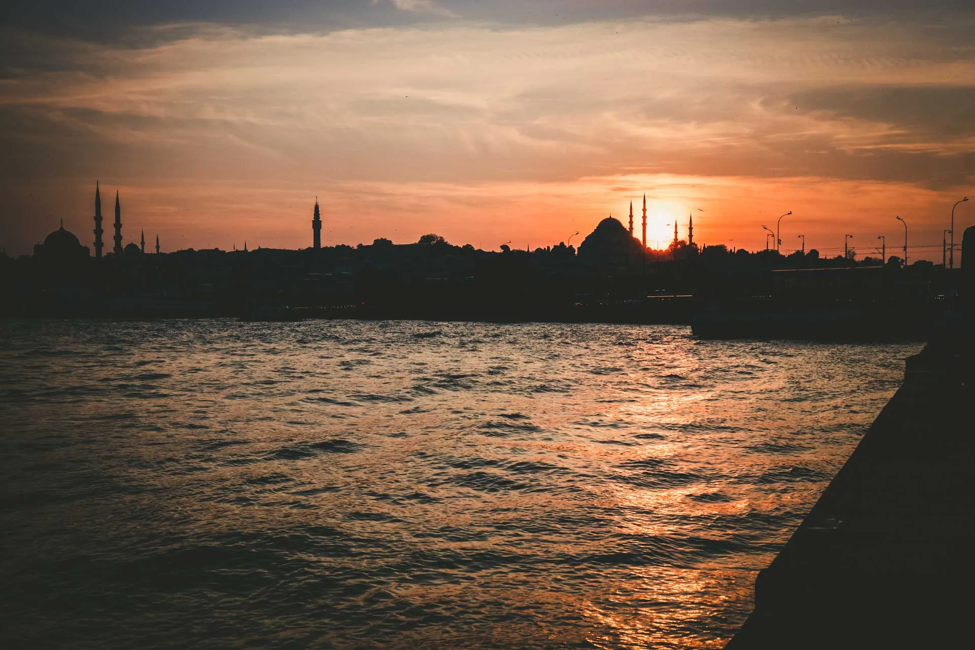 İstanbul'da Gün Batımı